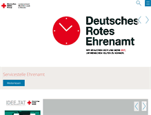 Tablet Screenshot of drk-westfalen.de